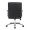 Officesource Studio Collection Mid Back Chair with Chrome Frame 696VBK - alternate 2